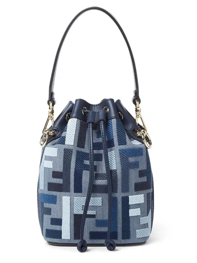 Fendi "mon Tresor" Mini Bag In Blue