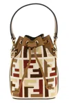Fendi 'mon Tresor' Mini Bucket Bag In Brown
