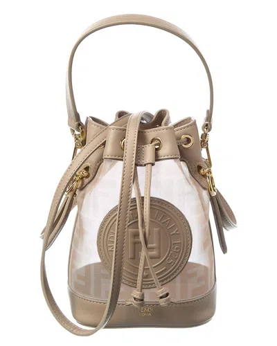 Fendi Mon Tresor Mini Leather Bucket Bag