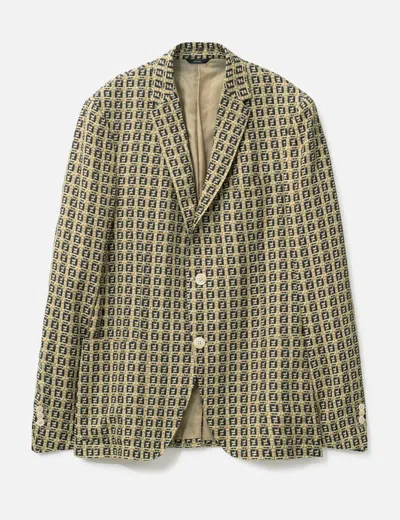 Fendi Monogram Blazer In Green