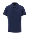 Fendi Monogram-jacquard Cotton Polo Shirt In Blue