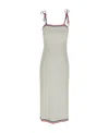 Fendi Woman Ivory Viscose Blend Dress In White