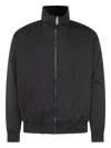 Fendi Monogram-pattern Bomber Jacket In Black