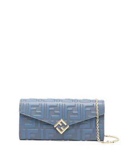 Fendi Monogram-pattern Clutch Bag