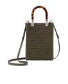 Fendi Monogram-pattern Mini Bag In Green