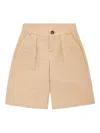 Fendi Monogram-pattern Shorts In Brown