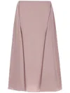 Fendi Monogram-pattern Skirt In Pink