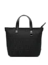 Fendi Monogram-pattern Tote Bag In Black