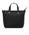 Fendi Monogram-pattern Tote Bag In Black