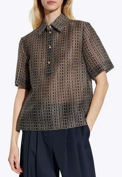 Fendi Monogram Polo T-shirt
