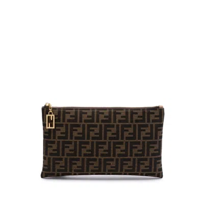 Fendi Monogram Purse In Brown