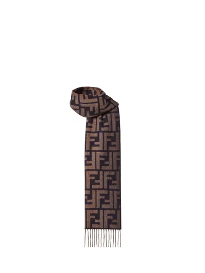 Fendi Monogram Scarf In Multi