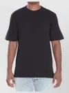 Fendi Monogrammed Geometric Pattern Crew Neck T-shirt In Black