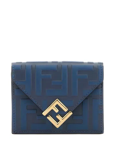 Fendi Monogrammed Leather Wallet