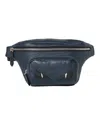 Fendi Monster Eye Small Midnight Blue Belt In Grey