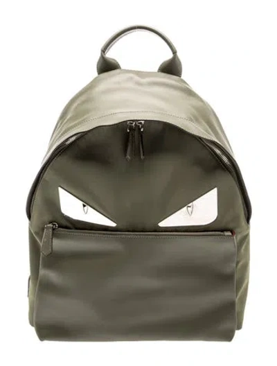 Pre-owned Fendi Monsters Green Bag Bugs