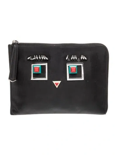 Pre-owned Fendi Monsters Hypnoteyes Monster In Black