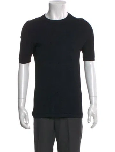 Pre-owned Fendi Monsters Motif Crew Neck T-shirt In Black