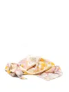 Fendi Moonlight Echoes Geometric-print Silk Scarf In Pink