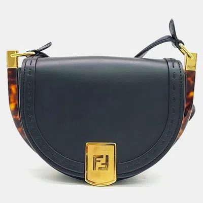 Pre-owned Fendi Moonlight Bag In Black