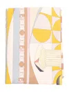 Fendi Moonlight Echoes Geometric-print Silk Scarf In Multi