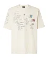 Fendi Graphic Print Crew Neck T-shirt In Neutral