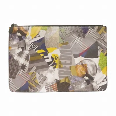 Pre-owned Fendi Multi-color Leather Clutch Bag ()