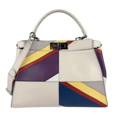 Pre-owned Fendi Multi-color Leather Handbag Shoulder Bag ()