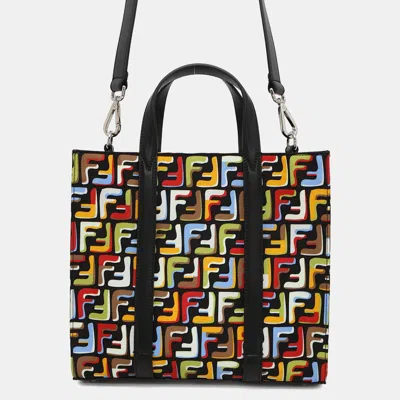 Pre-owned Fendi Multicolor 2wayhandbag Multicolor Nylon