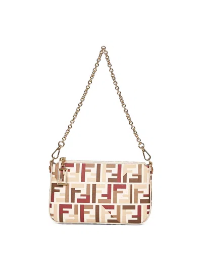 FENDI MULTICOLOR BAGUETTE POUCH BAG