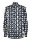 Fendi Shirt With Banners In Multi