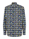 Fendi Shirt With Banners In Multi