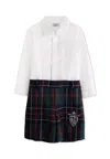 Fendi Multicolor Eleganti Suit For Baby Boy In White