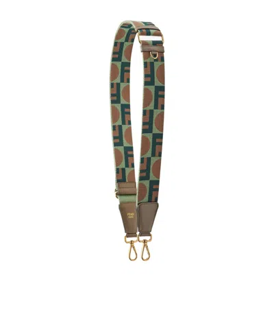 Fendi Multicolor Fabric Shoulder Strap