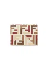 Fendi Trifold Mini Wallet With Tri-fold Design In Multi