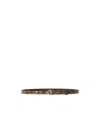 Fendi Multicolor Karung Belt In Brown