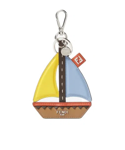 Fendi Multicolor Leather Charm