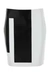Fendi Multicolor Leather Mini Skirt