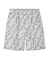Fendi Multicolor Poplin Junior Bermudas In Multi