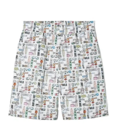Fendi Kids' Multicolor Poplin Junior Bermudas