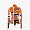 Fendi Lightweight Long-sleeved Knit Top For In Orange