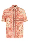Fendi F.r.s For Restless Sleepers Printed Silk Shirt In Multicolor