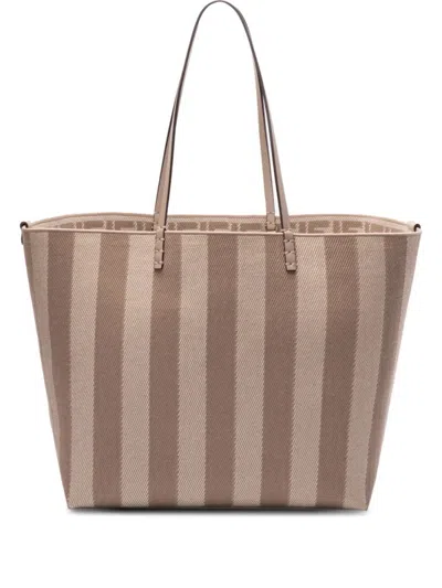Fendi Multicolor Roll Large Reversible Tote