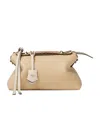 Fendi Dove Gray Selleria Mini-bag With 156 Hand-sewn Topstitches