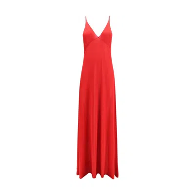 Fendi Multicolor Silk Casual Dress In Orange