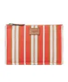 Fendi Multicolour Striped Canvas Pouch