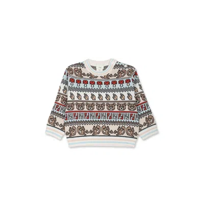 Fendi Multicolor Sweater For Baby Boy With Icoinc Ff