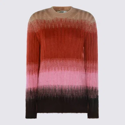FENDI MULTICOLOR WOOL KNITWEAR
