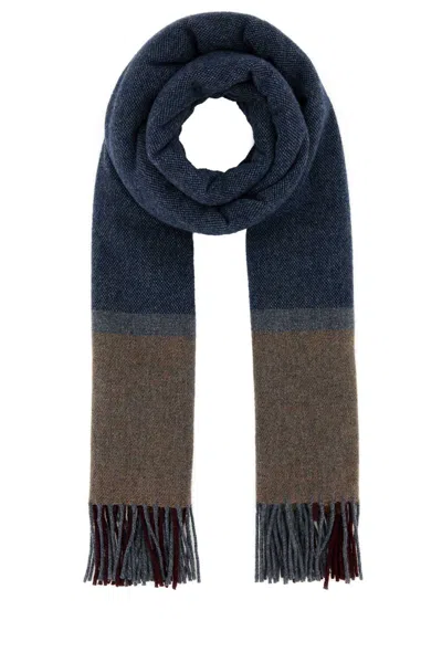 FENDI MULTICOLOR WOOL SCARF