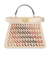 Fendi Women Peekaboo Iseeu Small Leather Crossbody Bag In Multi